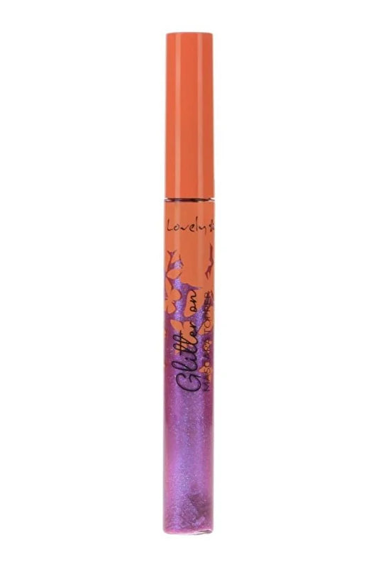 Lovely Butterfly Glitter Purple Mascara