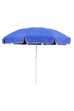 Mashotrend Garden Blue Single Color Polyester Fabric Umbrella