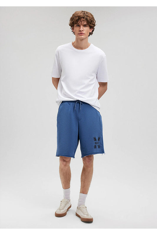 Mavi Men's Navy Blue M Printed Shorts
