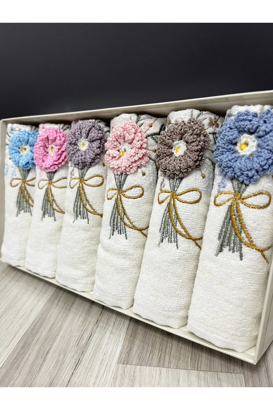 Ayhan Home Kitchen Set of 6 30x50 Cm Towels