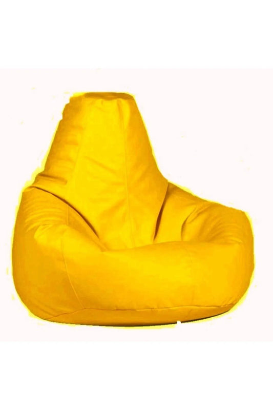 Pufumo Garden Yellow Sofa Leather Bean Bag