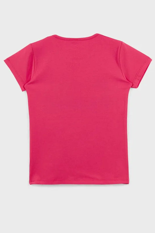 Lela Girl's Fuchsia T-Shirt