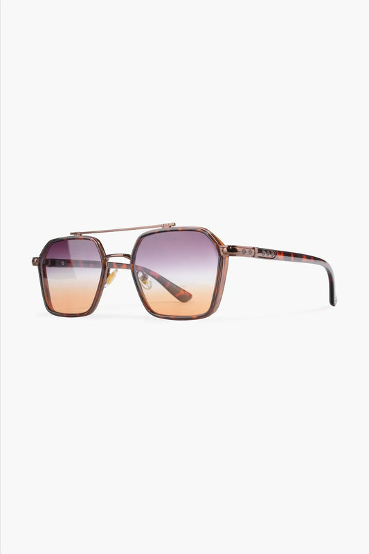Watch Of Royal Men's Royal Eyewear Metallic Leopard Sunglasses