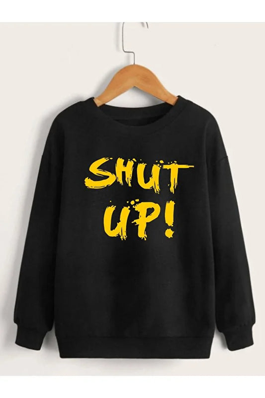 Vask Boy's Crew Neck Shut Up Sweatshirt
