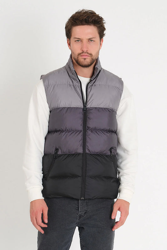 Weyeze Men's Grey Inflatable Vest