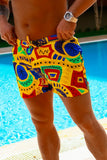 Mosst Men's With Fast Mesh Inside Drying Swim Shorts