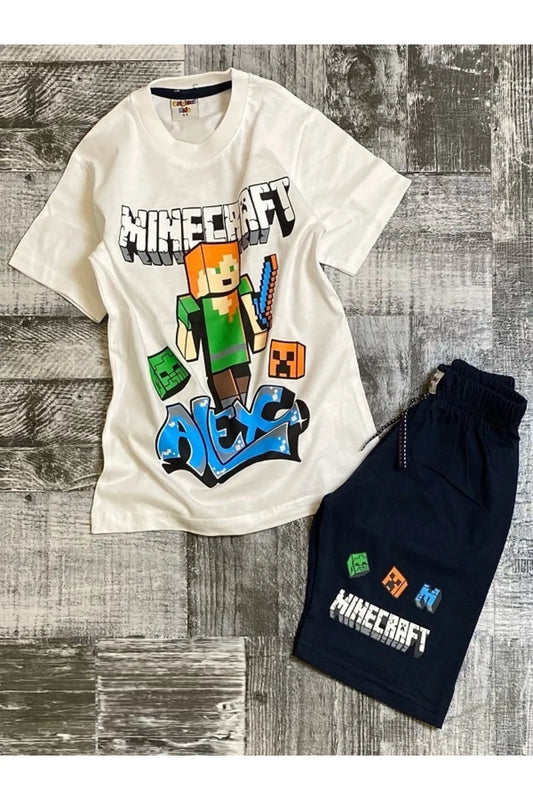 Minecraft Boys' Cotton Suit New Season Sets