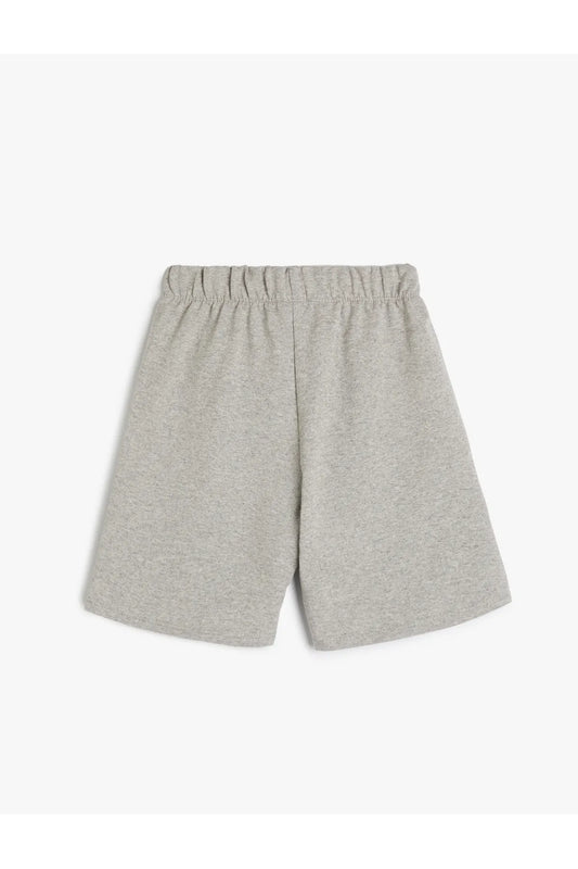 Cotton Boy's  Shark Printed Tie Waist Shorts