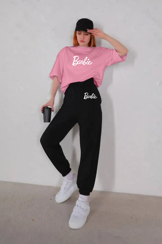 General Brands Women's Printed Tshirt Tracksuit Top Sets