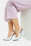 Bershka Women's  White Stiletto Heels