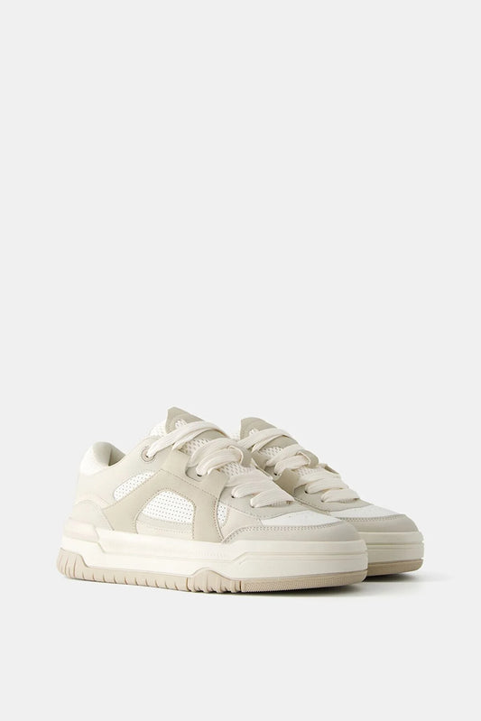 Bershka Women's Multilayer Model Sneakers