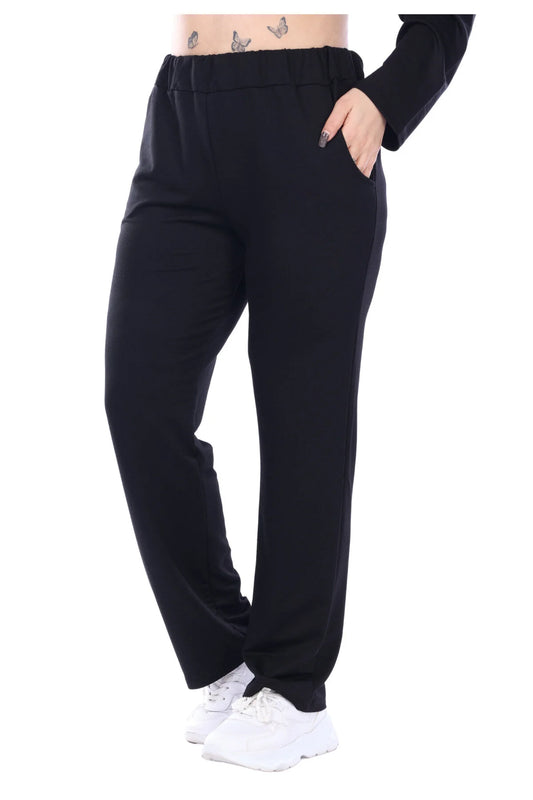 Melsay Women's Plus Size Long Sleeve Garnish Sets