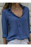 Polo Bonetta Women's Basic Regular Fit Woven Viscose Fabric Shirt Blouse
