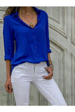 Polo Bonetta Women's Basic Regular Fit Woven Viscose Fabric Shirt Blouse
