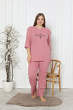 Fames Pajama Ribbed Camisole Cotton Flare Leg New Season Plus Size Home Wear