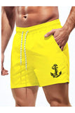 Meyasu Men's Printed Basic Swim Shorts