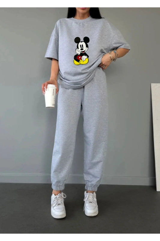 Dubu Boutique Women's Mickey Mouse Oversize Sets