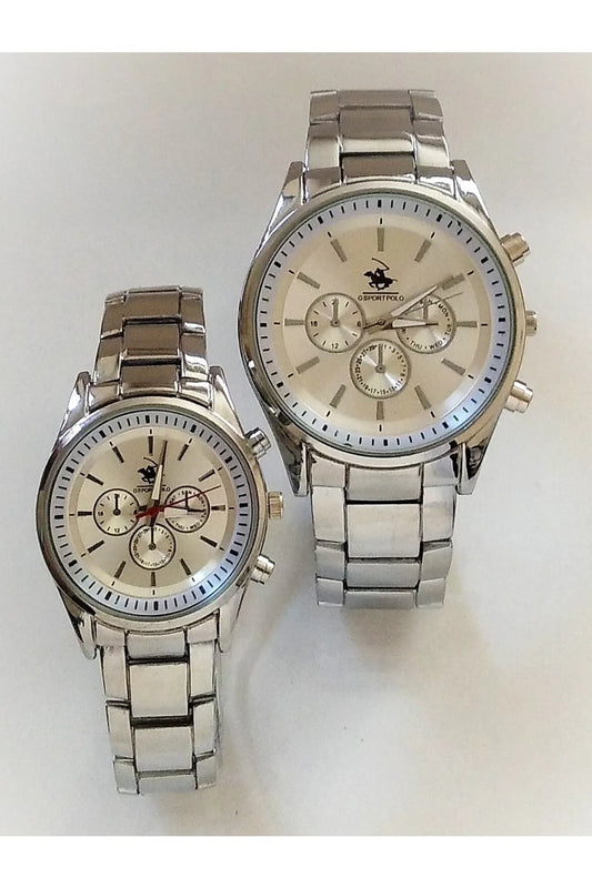 G-Sport POLO Lover Couple Wristwatch (metal Band)