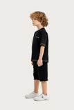 Gold Class Kidswear Boy's Double Pocket Diagonal Cord Printed 2-Piece Shorts Sets