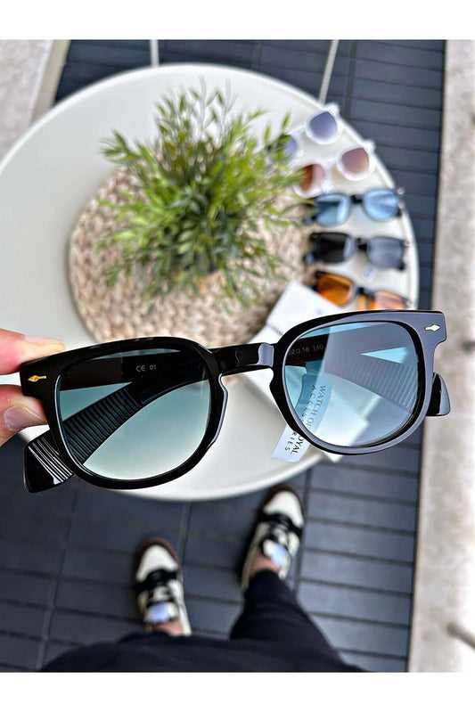 Watch Of Royal Men's Black Green Sunglasses