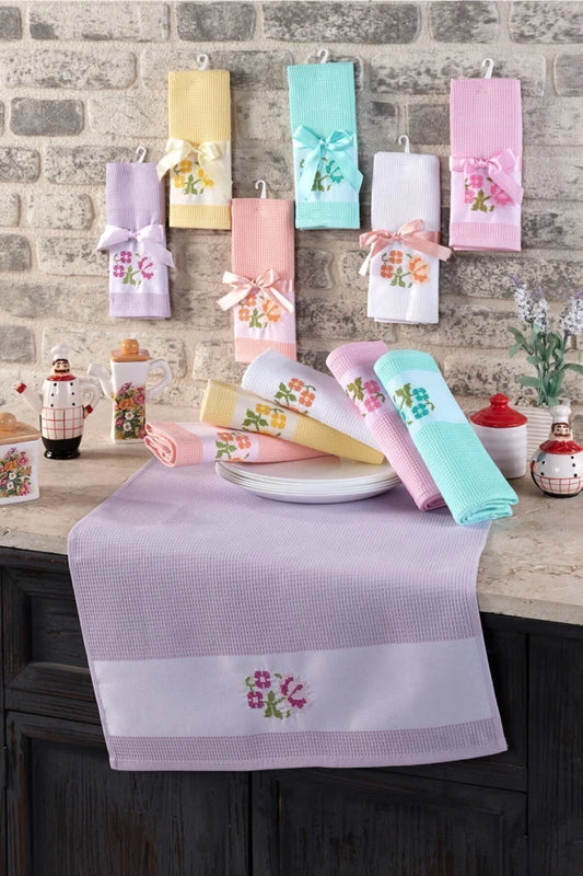 Şaheser Kitchen Set of 6 45x70cm Towels