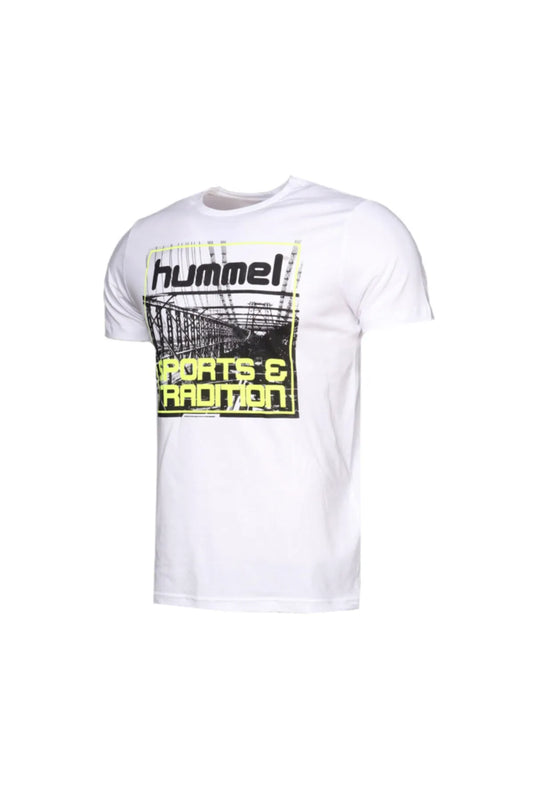 Hummel Men's White Short Sleeve T-Shirt