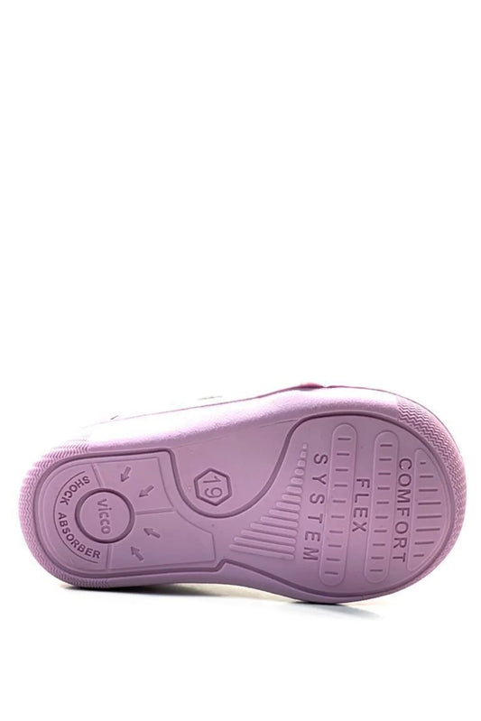 Vicco Unisex Baby Lilac First Step Shoes