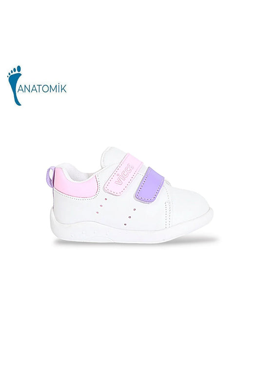 Vicco Baby White Lilac Bangkok First Step Shoes