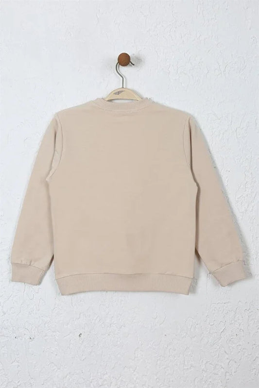 Barmy Boy's Stone Embossed Print Boy Sweatshirt