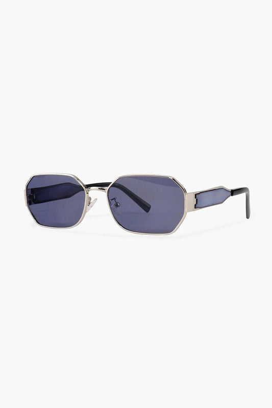 Watch Of Royal Men's Silver Blue Sunglasses