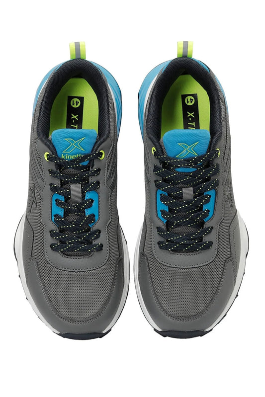 Kinetix Men's Grey Speedforce TX 3PR Running Shoes