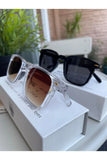 Watch Of Royal Men's Set of Two Vintage Black-transparent Brown Sunglasses