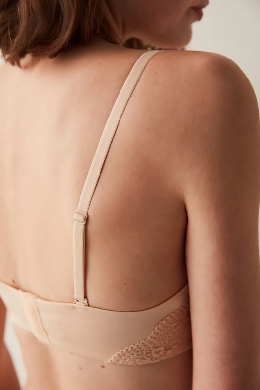 Penti Women's Beige Nude Colored Lotus Premium Unpadded Bra