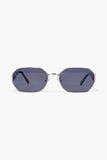 Watch Of Royal Men's Silver Blue Sunglasses