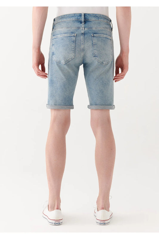Mavi Men's Sky Blue Street Comfort Jean Shorts