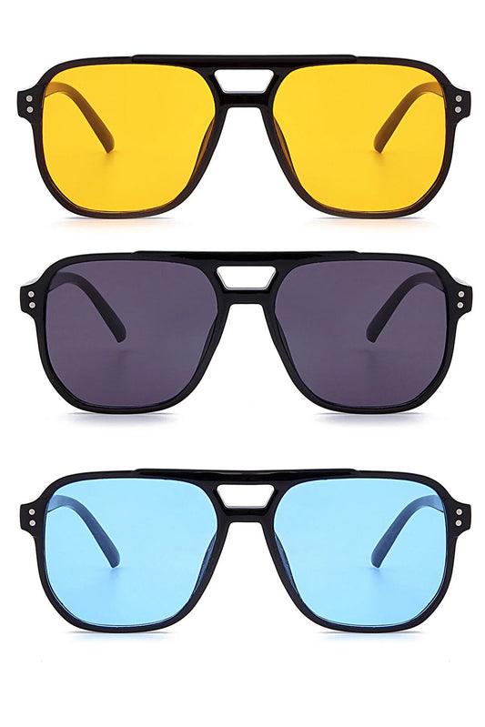 Modalucci Men's 3-Pack Opportunity Sunglasses