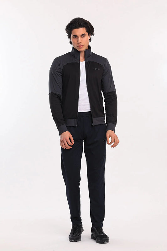 Slazenger Men's Dark Grey Ruten Tracksuit