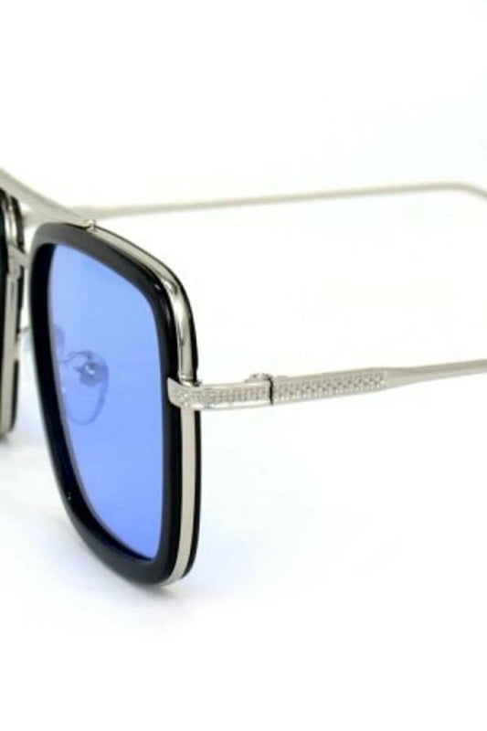 Modalucci Men's Silver Sunglasses