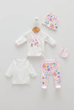 Caramell Baby Pink Premature - Early Born Baby 5-Piece Baby Set