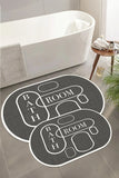 Decomia Home Bathroom Double Bath Mat
