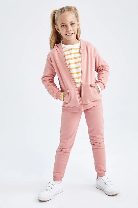 Defacto Girl's Pink Jogger Sweatpants