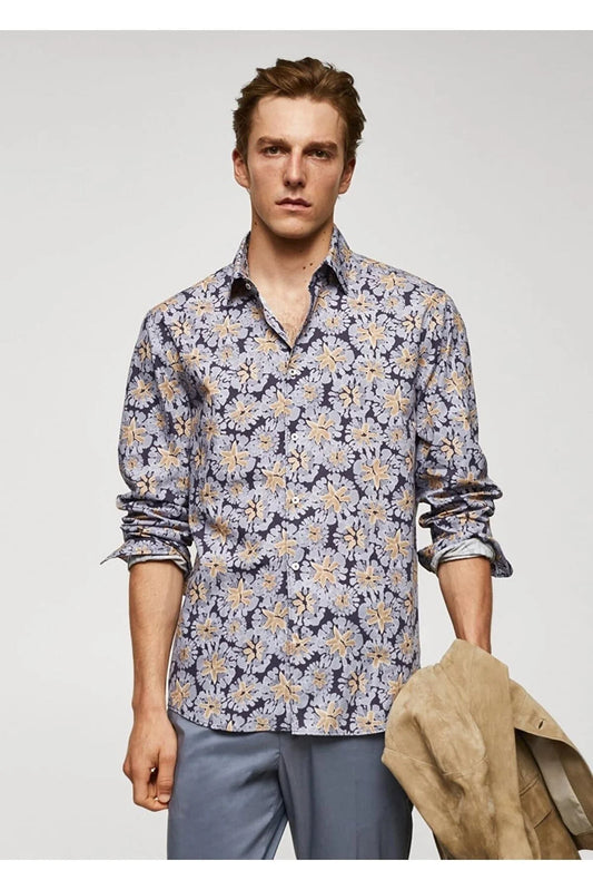 Mango Men's Cotton Shirt