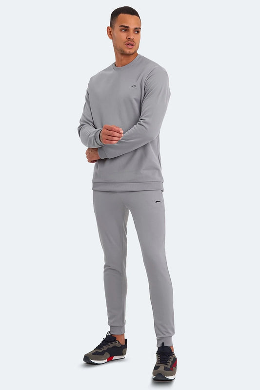 Slazenger Men's Grey Offender Ktn Tracksuit