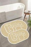 Decomia Home Bathroom Double Bath Mat