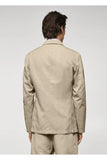 Mango Men's Slim Fit Linen-cotton Blend Blazer Jacket