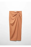 Mango Women's Gather Detailed Wrap Skirt