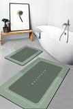 Else Carpet Bathroom Washable Non-Slip Base 2-Piece Bath Mat
