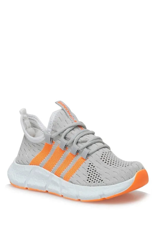 Binono Girl's Grey Dente F 3fx Sneaker
