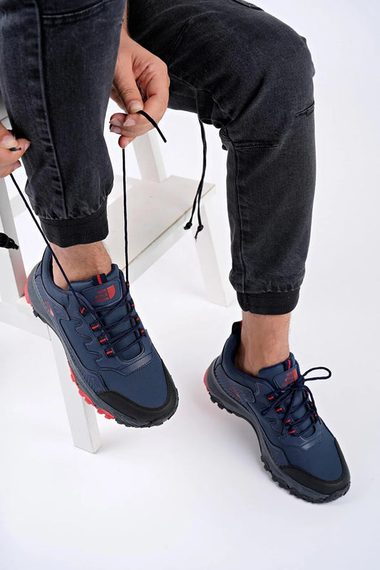 Muggo Men's Navy Blue Guaranteed Winter Trekking Outdoor Sneaker Shoes