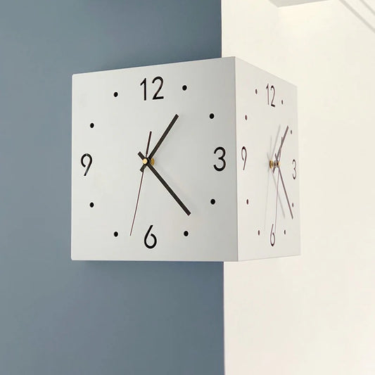 Double Sided Digital Wall Clock 27 x 27 x 27 cm